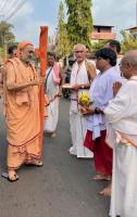 HH Swamiji's visit to Shri Bhavanishankar Temple, Puttur (24 April 2026)